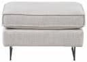 Home Affaire Polsterhocker Pinto Beige Chenille Metallfüße Bild 4