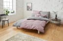 Bruno Banani Merlin Kissenbezug Rosa/Hellgrau Baumwolle Bild 1