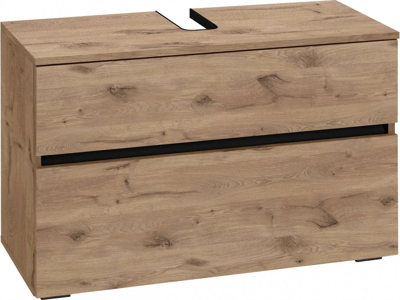 HOME AFFAIRE Wisla Waschbeckenunterschrank Wiking Eiche Push-to-open - Bild 3