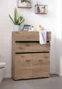 Home Affaire Midischrank Wisla Wiking Eiche 2 Türen 2 Schubladen Bild 1