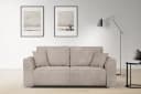 INOSIGN Sofa BEATRICE 2-Sitzer Taupe Cord Bild 2