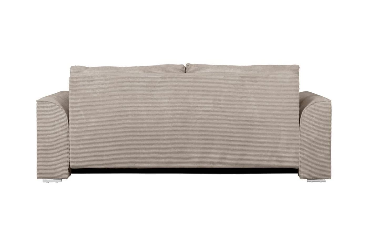 INOSIGN Sofa BEATRICE 2-Sitzer Taupe Cord - Bild 5
