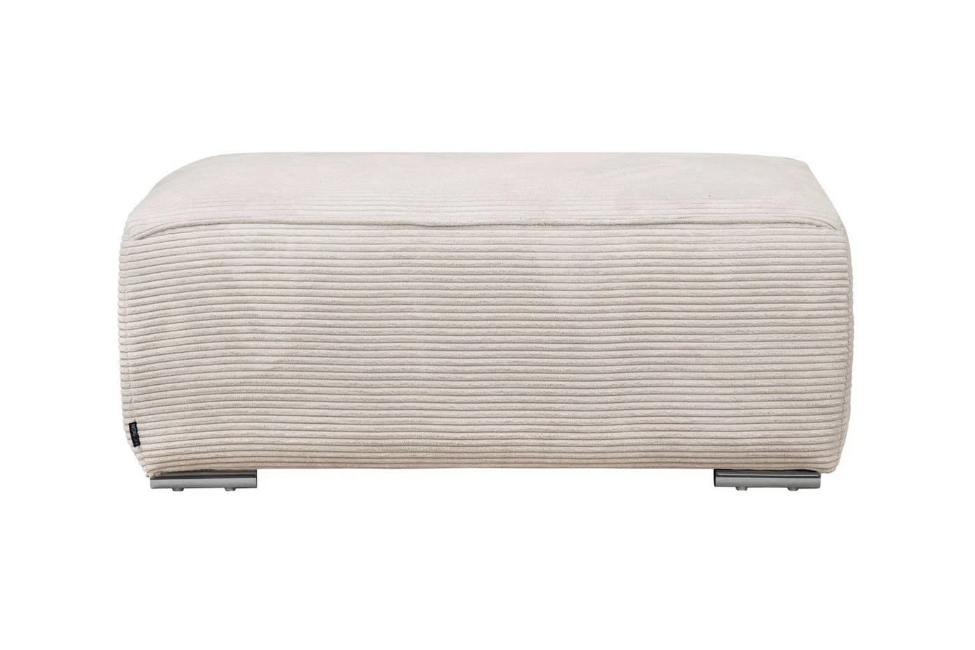 OTTO HOME Hocker Beatrice Beige Cord Polyätherschaum