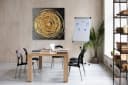 OTTO HOME Leinwandbild Black and Gold Gold 50x50 cm Bild 1