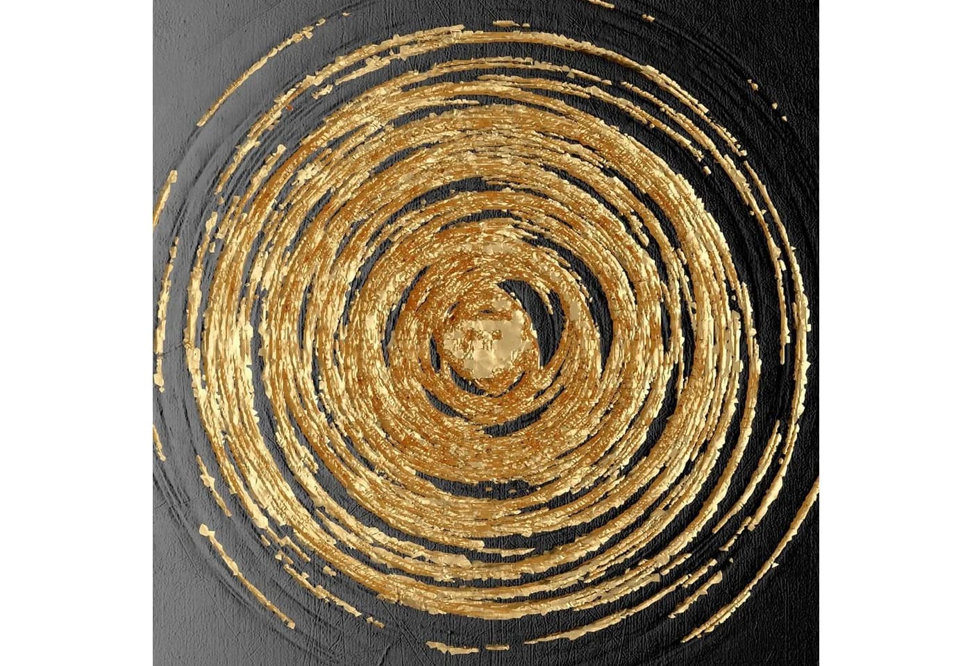 OTTO HOME Leinwandbild Black and Gold Gold 50x50 cm - Bild 2