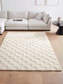 LeGer Home Esmé Teppich Hochflor Uni Beige 240x320cm Bild 2