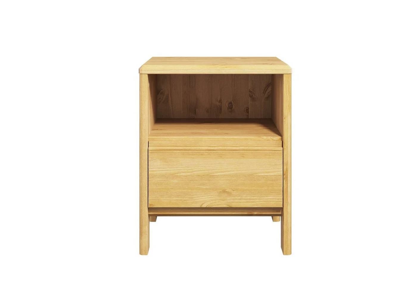 Nachttisch OTTO HOME Luven Massivholz Kiefer Beige 1 Schublade - Bild 2