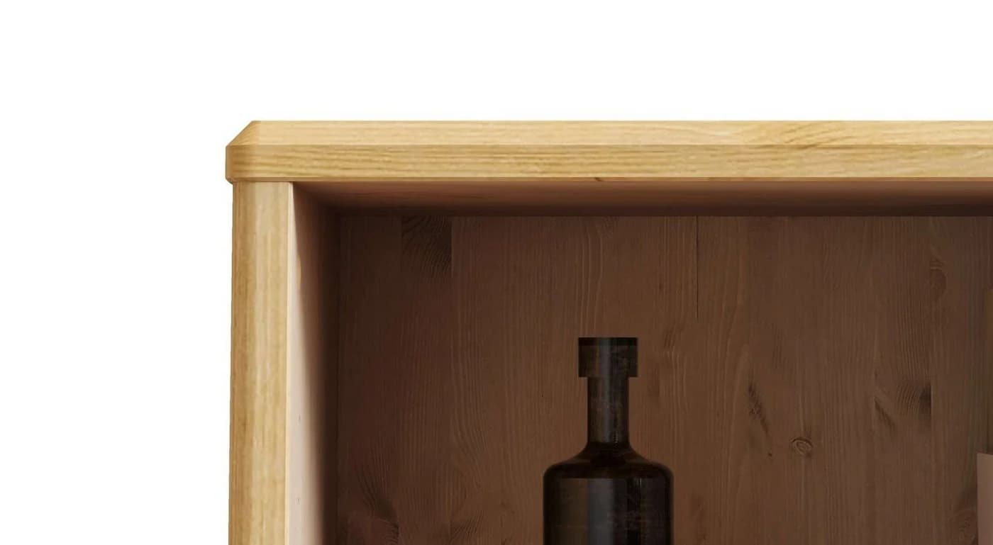 Nachttisch OTTO HOME Luven Massivholz Kiefer Beige 1 Schublade - Bild 5