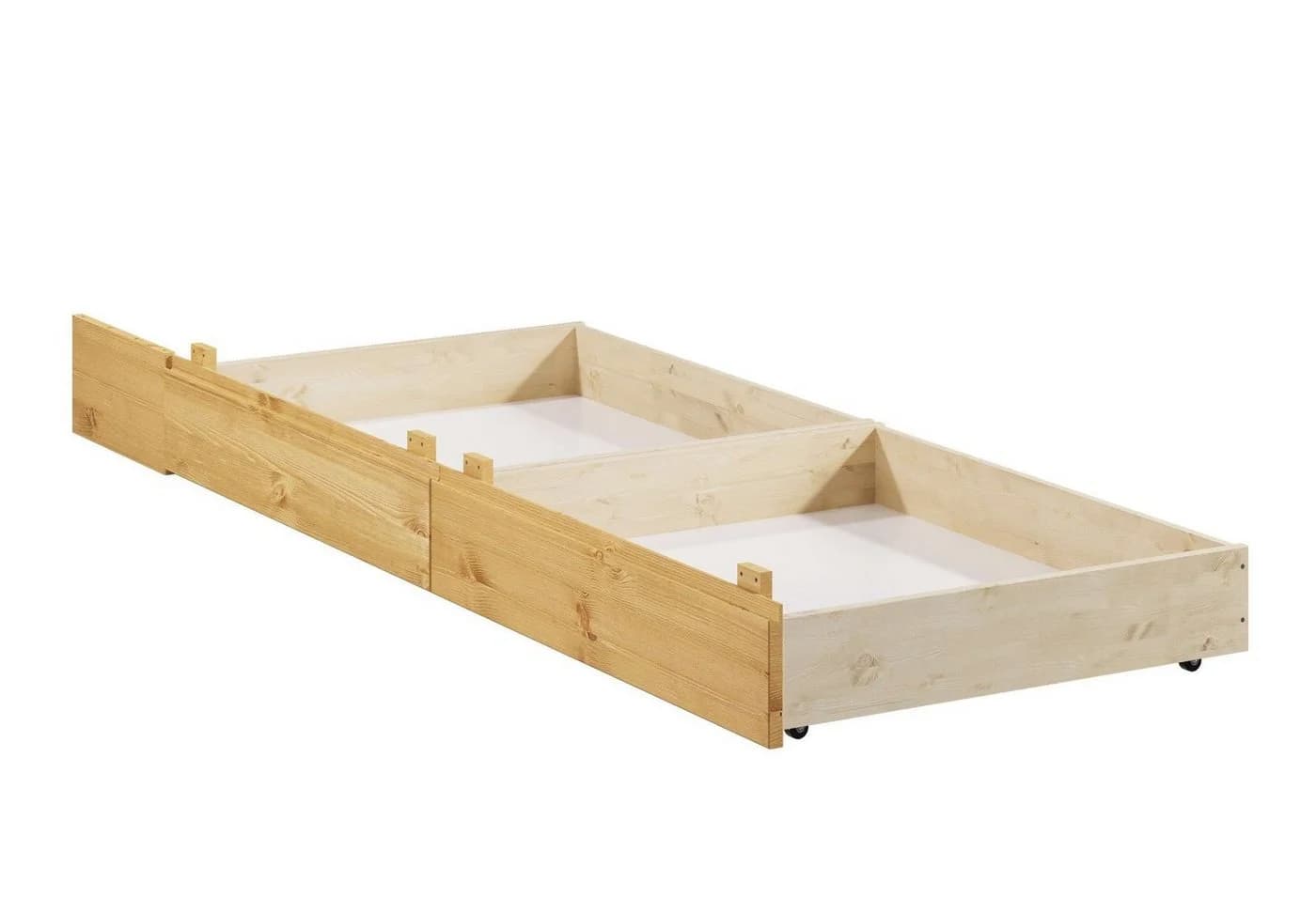 OTTO HOME Luven Bettschubkasten 2-tlg. Natur Massivholz - Bild 2
