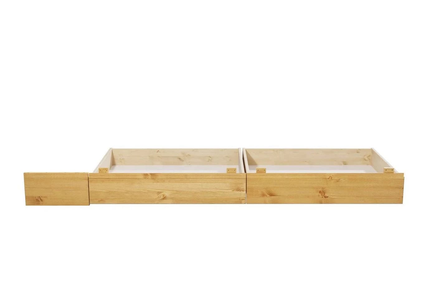 OTTO HOME Luven Bettschubkasten 2-tlg. Natur Massivholz - Bild 3