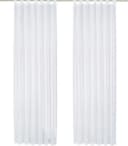 My Home Gardine Belem (2 St) Schlaufen Transparent Voile Kreise Bild 4