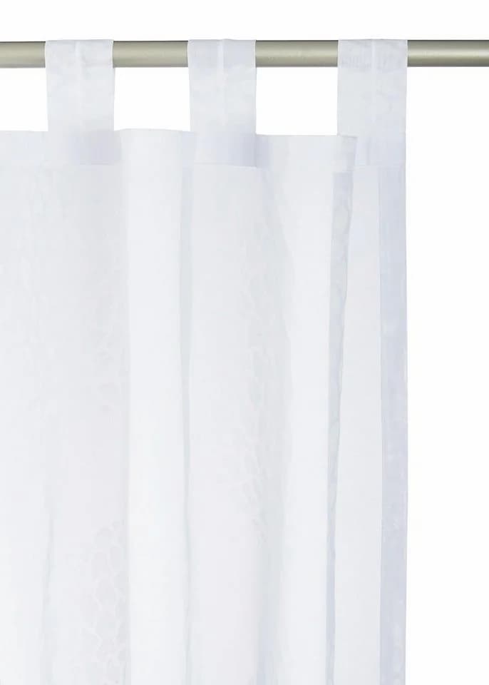 My Home Gardine Belem (2 St) Schlaufen Transparent Voile Kreise - Bild 5
