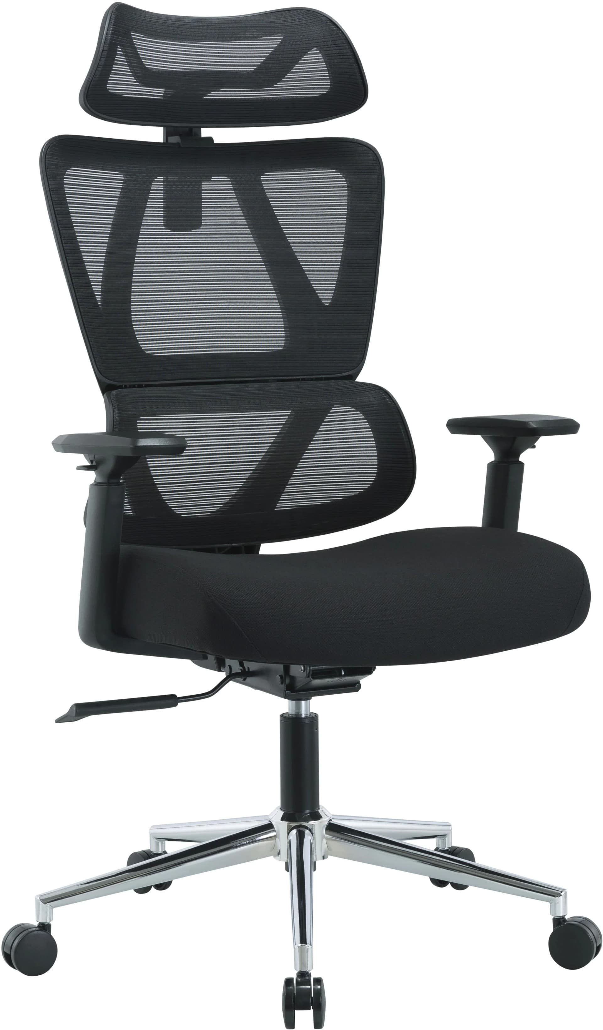 OTTO HOME Andora Ergonomischer Drehstuhl Schwarz/Silber