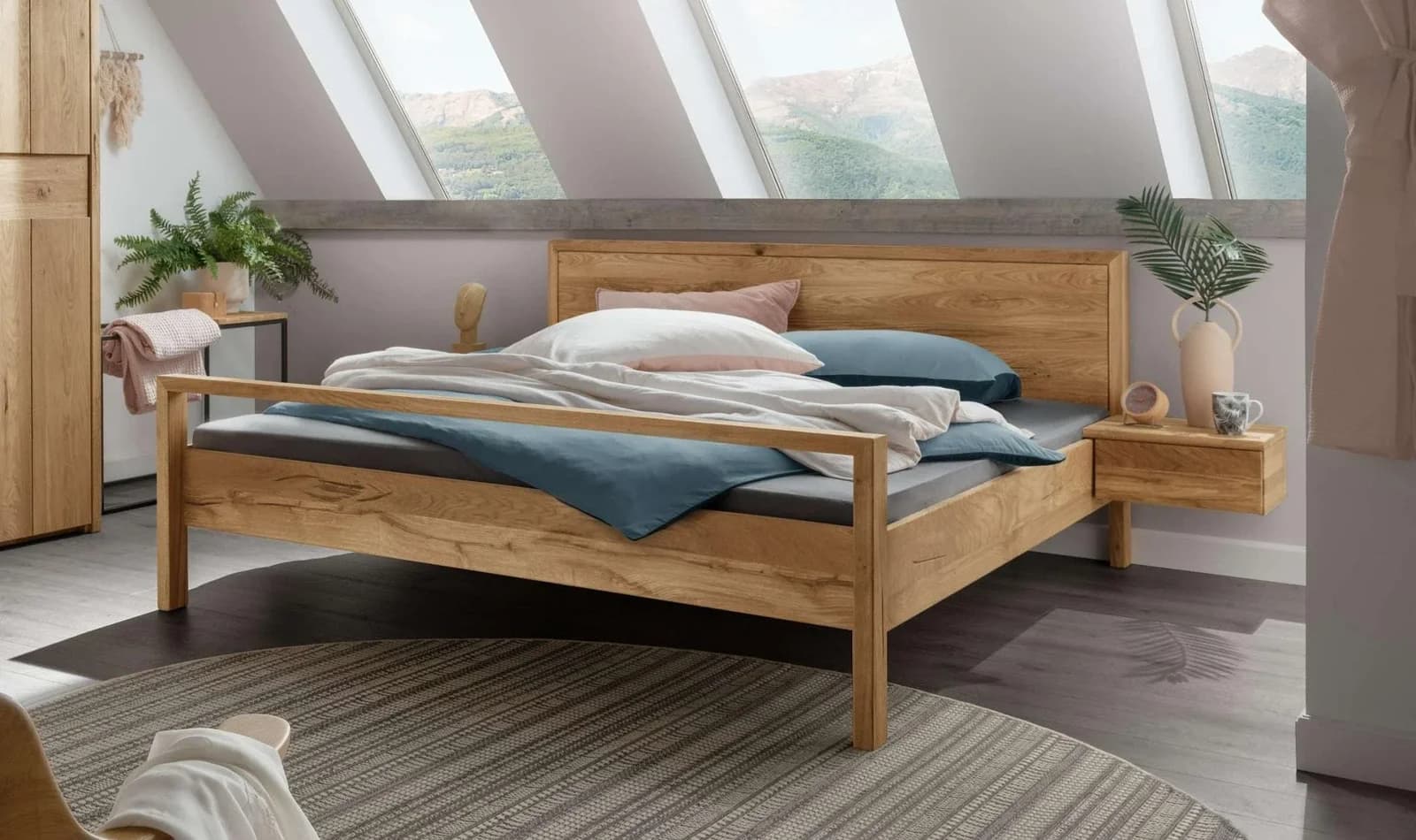 Home Affaire Schlafzimmer-Set Huven Massivholz
