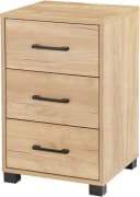 OTTO HOME Container Moid 3 Schubladen Eiche Natur Schwarz Bild 2
