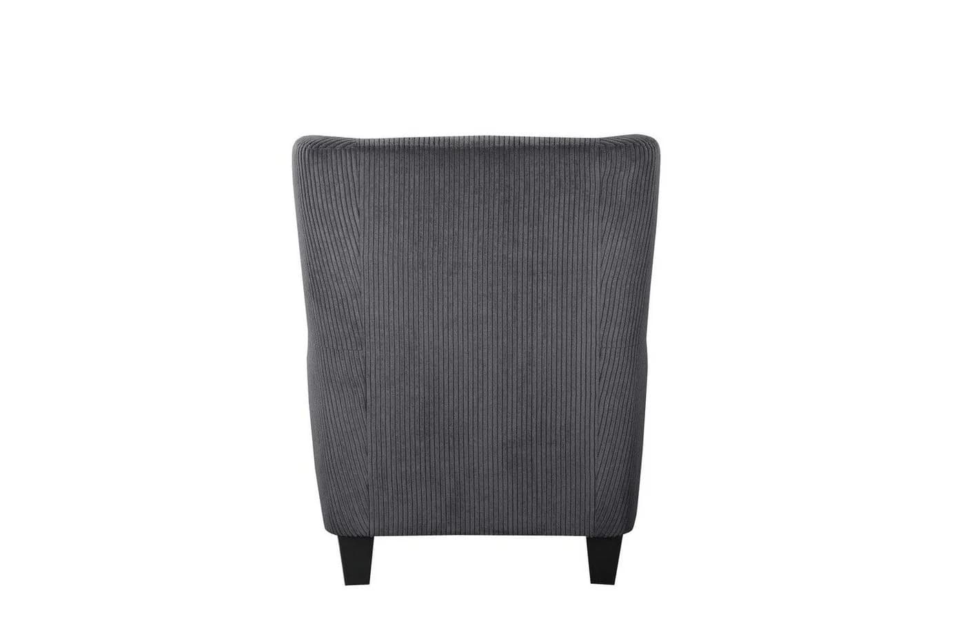 Home Affaire Ohrensessel Chilly mit Hocker Anthrazit - Bild 4