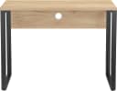 Schreibtisch OTTO HOME Moid Eiche Natur Schwarz Kufengestell Bild 3