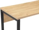Schreibtisch OTTO HOME Moid Eiche Natur Schwarz Kufengestell Bild 5