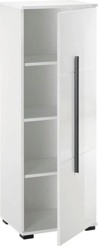Home affaire Midischrank Cantara Weiß Hochglanz mit 3 Böden - Bild 2