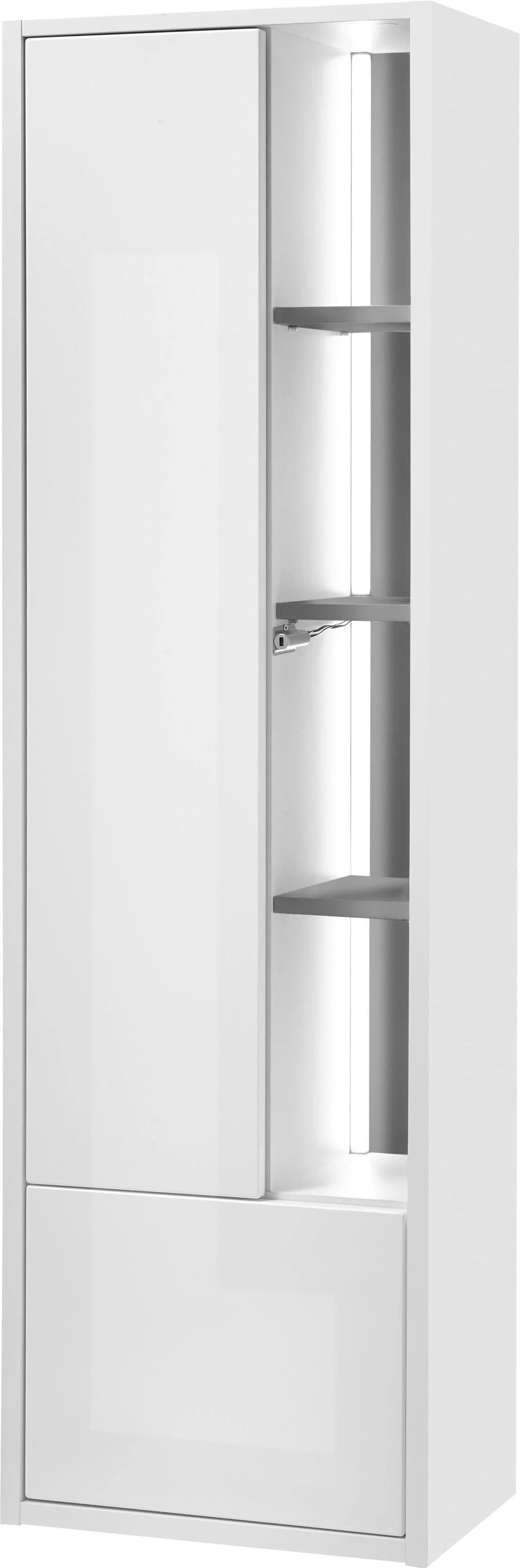 HOME AFFAIRE Stauraumschrank Studio Line Weiß Anthrazit