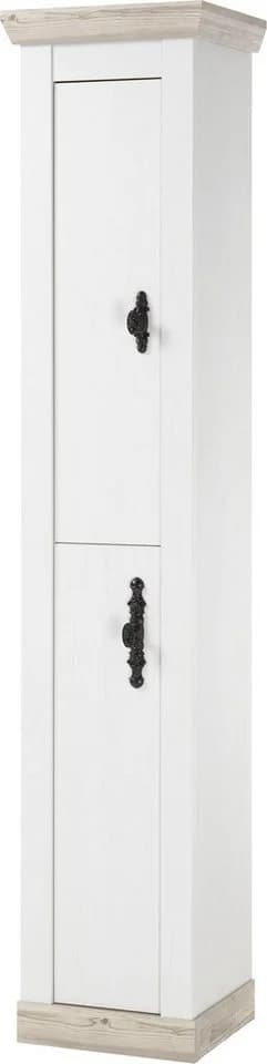 Home Affaire Hochschrank Florenz Badschrank Landhausstil Weiß - Bild 2