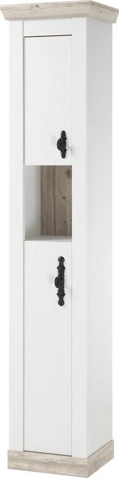 Home Affaire Hochschrank Florenz Weiß Landhausstil - Bild 2