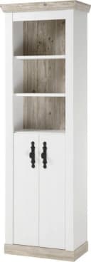 HOME AFFAIRE Florenz Hochschrank Landhausstil Weiß Bild 2