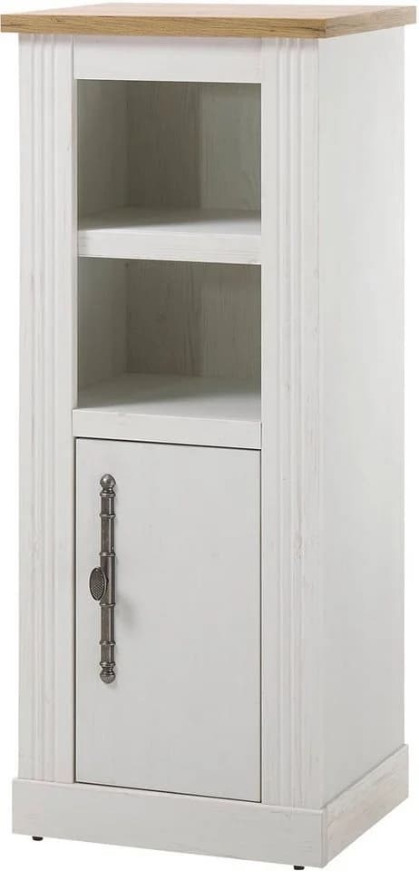 OTTO HOME Midischrank WESTMINSTER Landhausstil Weiß Metallgriffe - Bild 2