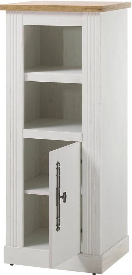 OTTO HOME Midischrank WESTMINSTER Landhausstil Weiß Metallgriffe - Bild 4