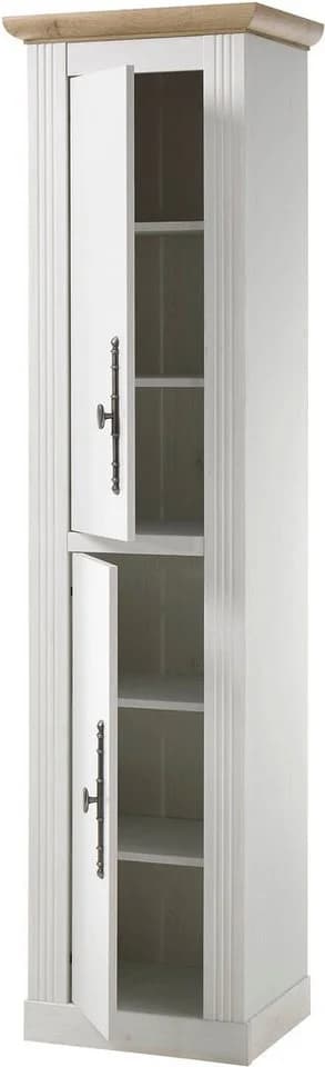 OTTO HOME WESTMINSTER Badschrank Landhausstil Weiß Metallgriffe - Bild 4