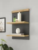 OTTO HOME WESTMINSTER Wandregal Landhausstil Grau 2 Ablageböden Bild 1