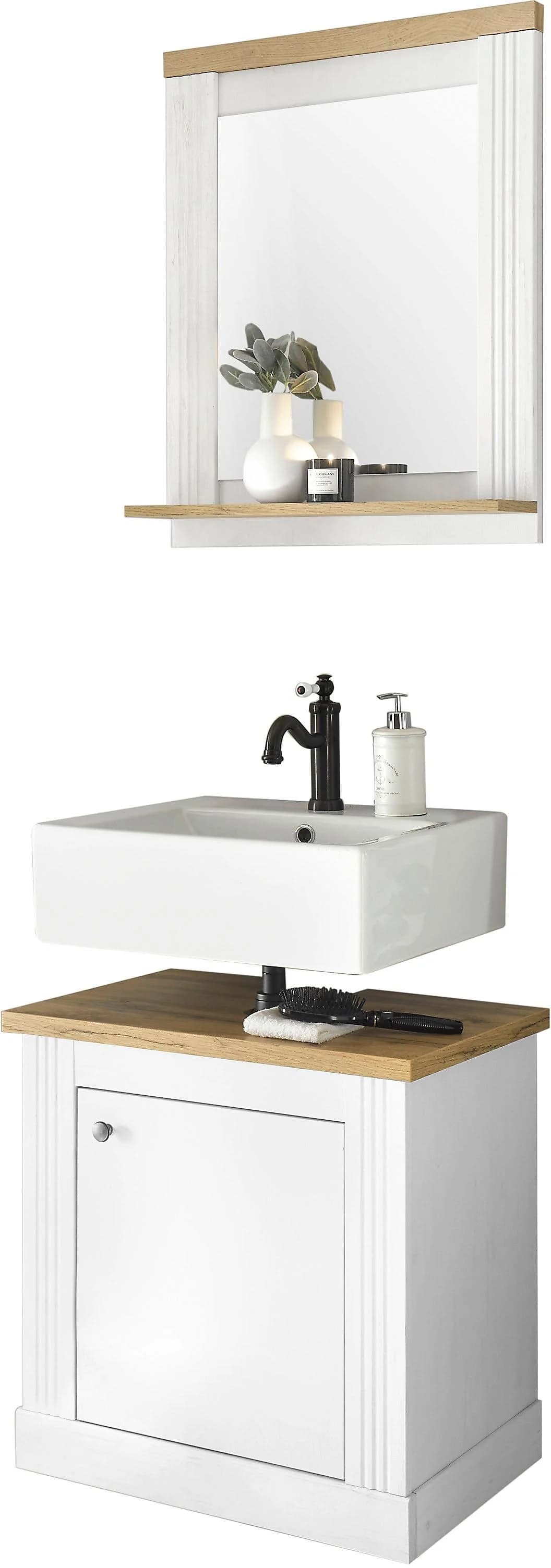 OTTO HOME Badmöbel-Set WESTMINSTER Landhausstil Weiß