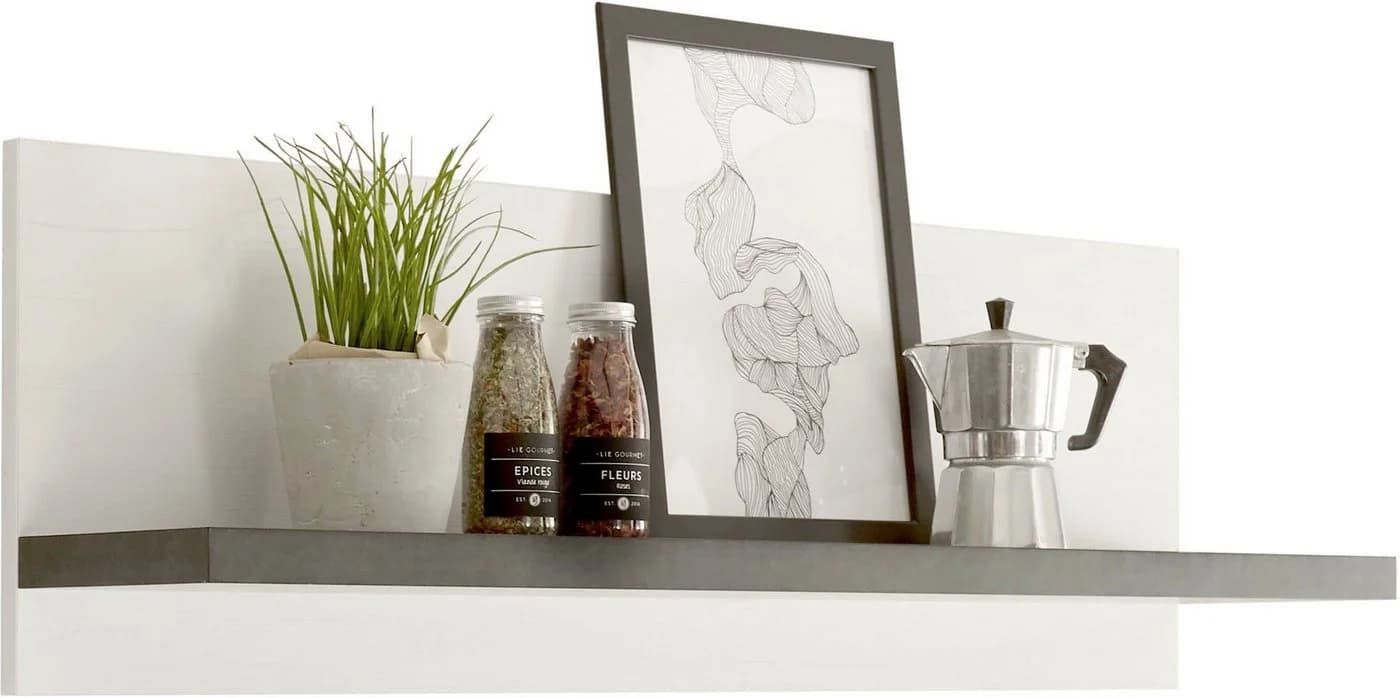 HOME AFFAIRE Wandregal Sherwood Weiß Modern - Bild 3