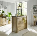Home Affaire Unterschrank Sherwood Braun mit Handtuchhalter Bild 1