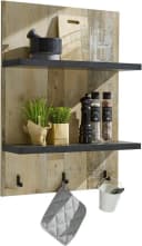 HOME AFFAIRE Wandregal Sherwood Braun Modernes Holz Dekor Bild 3