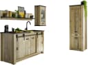 Küche HOME AFFAIRE Sherwood 240cm braun anthrazit Bild 2