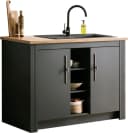 OTTO HOME Spülenschrank Westminster Grau Landhausstil Bild 3