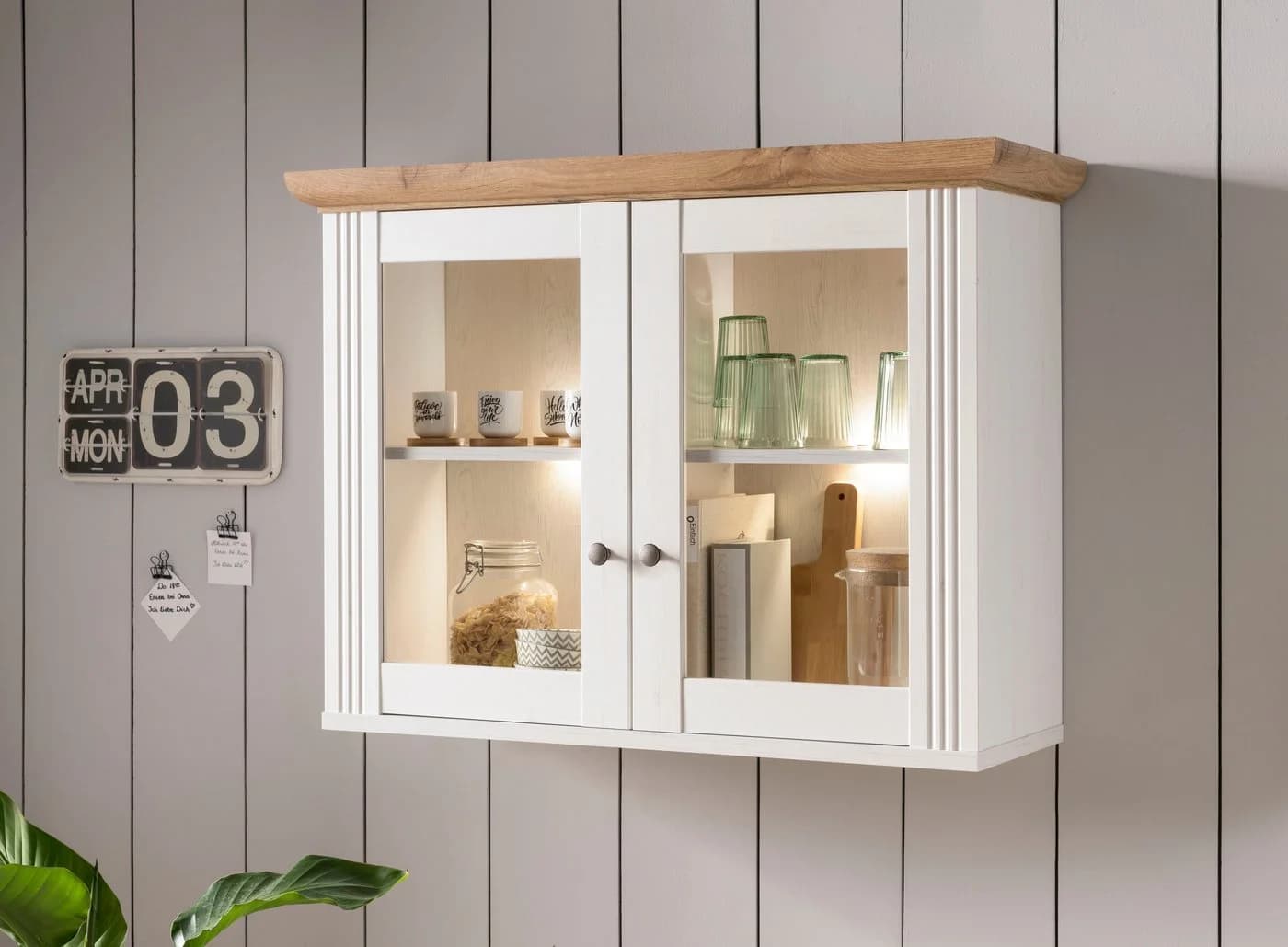OTTO HOME Hängeschrank Westminster Weiß Landhausstil - Bild 5