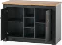 OTTO HOME Pantryküche Westminster Grau Eiche Wotan Bild 1