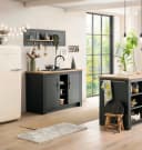 OTTO HOME Pantryküche Westminster Grau Eiche Wotan Bild 4