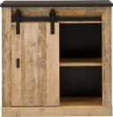 HOME AFFAIRE Regal SHERWOOD Braun Schiebetür FSC Holzwerkstoff Bild 3