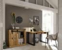 HOME AFFAIRE Regal SHERWOOD Braun Schiebetür FSC Holzwerkstoff Bild 5
