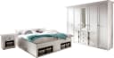 HOME AFFAIRE California Schlafzimmer-Set Landhaus Weiß 5-tlg Bild 2