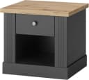 OTTO HOME Nachtkommode WESTMINSTER Grau dunkel 1 Schublade Bild 2