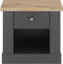 OTTO HOME Nachtkommode WESTMINSTER Grau dunkel 1 Schublade Bild 3