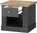 OTTO HOME Nachtkommode WESTMINSTER Grau dunkel 1 Schublade Bild 4