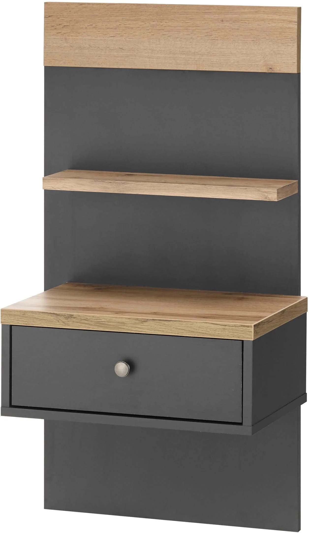 OTTO HOME Nachtkonsole Westminster Grau Dunkel mit 1 Schublade