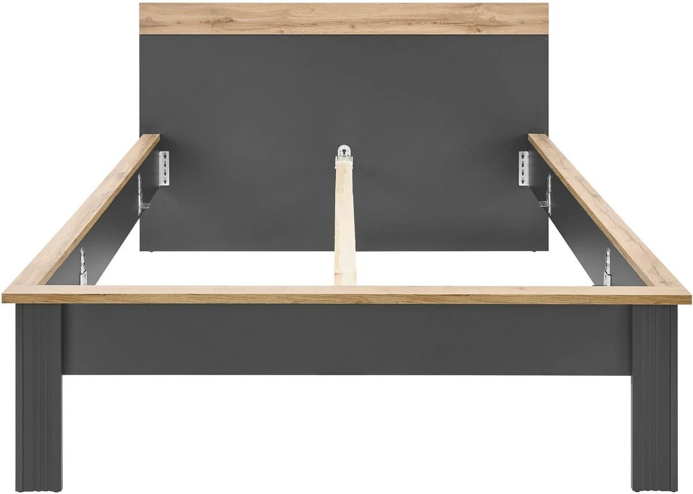 OTTO HOME WESTMINSTER Bett Landhausstil Grau Eiche Dekor - Bild 3