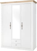 OTTO HOME WESTMINSTER Kleiderschrank Weiß Landhausstil 3 Türen Bild 2