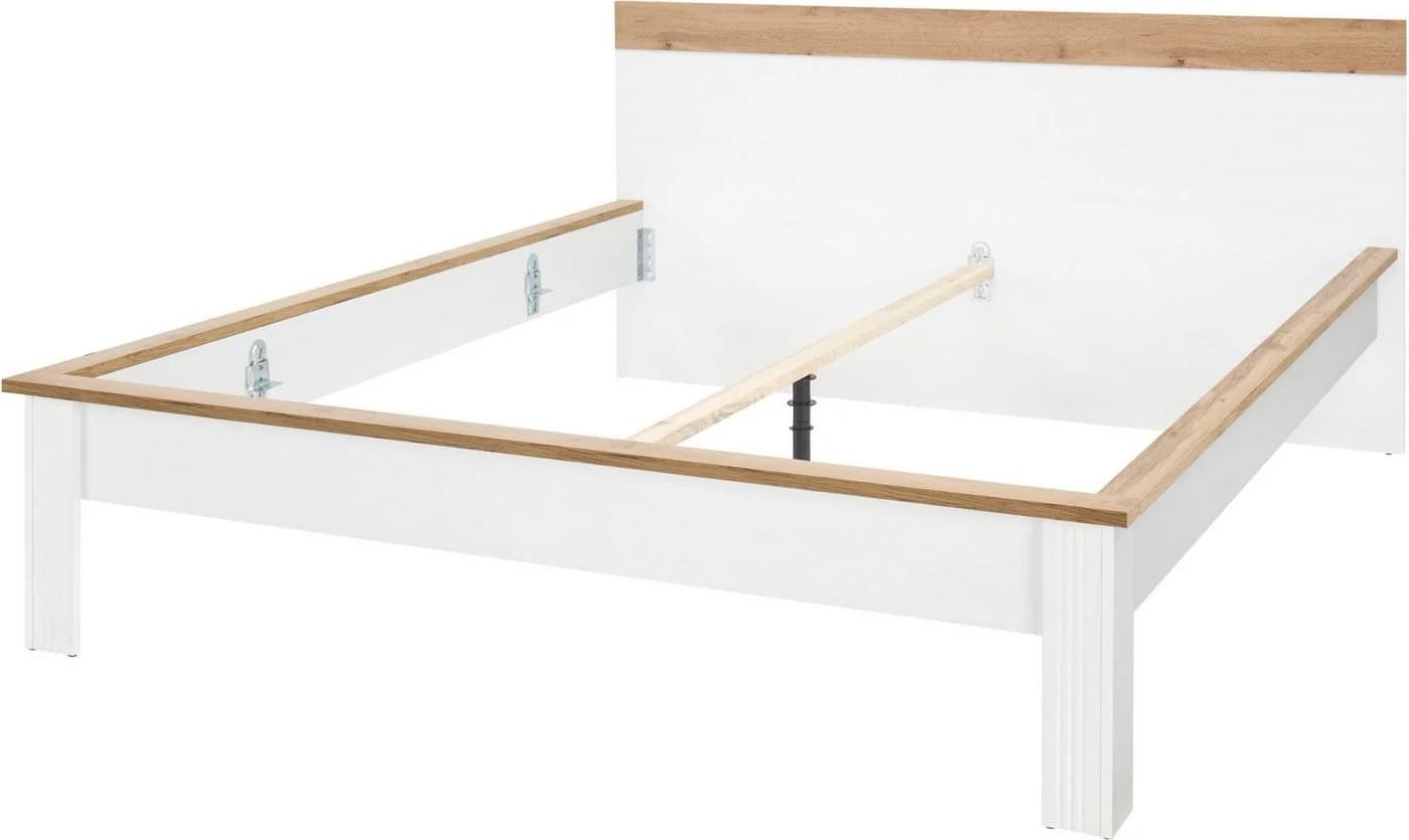 OTTO HOME WESTMINSTER Bett Landhausstil Weiß Pinie Weiss Dekor